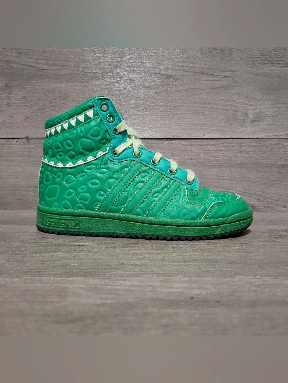 adidas Originals Top Ten Hi C Rex Dinosaur Toy Story Green Size 1.5y